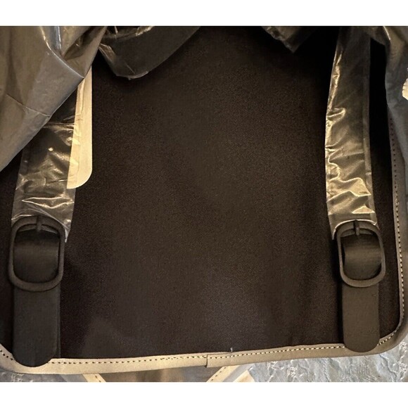 RAINS Backpack Waterproof Black Reflective One Size 19”x11.75” x 4.5” NWT - Picture 4 of 9